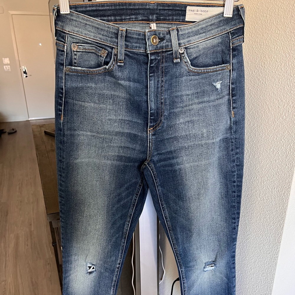 Rag & Bone Nina High Rise Ankle Skinny Jeans